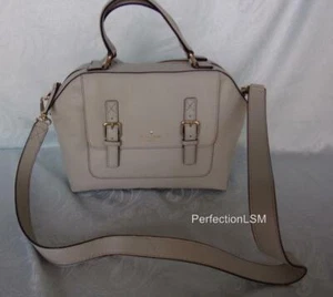 Neu mit Etikett Kate Spade Allen Street Raquelle Umhängetasche Conv. Umhängetasche hellrauchgrau - Bild 1 von 9