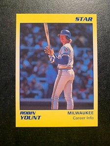 Robin Yount  1990 STAR COMPANY Yellow Card #8 Milwaukee Brewers