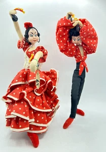 Vintage 1950's World Wide Doll Club Spain Espana Dancing Dolls in Box - Picture 1 of 14