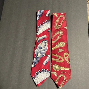 Vtg.Home Improvement Mens Tie, Red, The Light of Tims Life & Tim’s Giant Spark - Picture 1 of 8