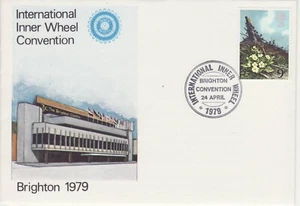 GB Briefmarken Souvenir Cover - Brighton Centre Int. Inner Wheel Convention, PO 1979 - Bild 1 von 1