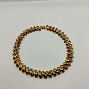 COLLAR PEPITA DORADA VINTAGE ESTILO NAPIER - TONO ORO 18" U012 - Imagen 1 de 16