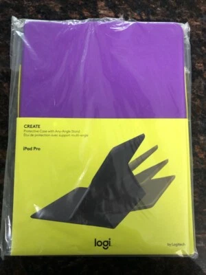 FAST SHIPPING BRAND NEW LOGITECH CREATE FOR IPAD PRO PURPLE - Image 1 of 2