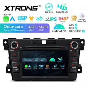 OBD Android 14 8-Core CarPlay Stereo GPS Radio DVD Player 4G WiFi For Mazda CX-7 - Picture 1 of 12