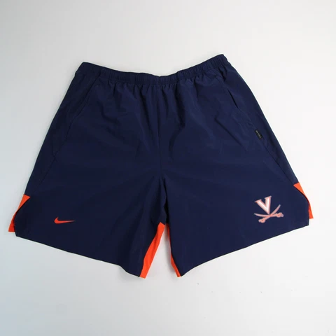 Virginia Cavaliers Nike Dri-Fit Athletic Shorts Men's Blue/Orange New Cover