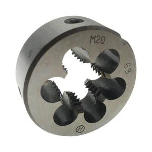 20 mm x 2,5 mm troquel métrico hilo para mano derecha M20 x 2,5 mm paso HSS nuevo - Imagen 1 de 6