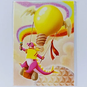 Figment Postcard Disney WonderGround Gallery Epcot Spaceship Earth Imagination - Picture 1 of 2