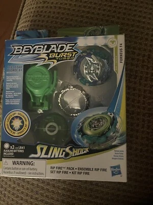 Novo kit BEYBLADE Burst Turbo Slingshock Rip Fire - Imagem 1 de 2