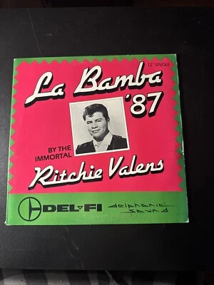 V2 Ritchie Valens La Bamba '87 Vinyl LP 12" Single Record Del-Fi DF-1287  EX — 第 1/4 张图片