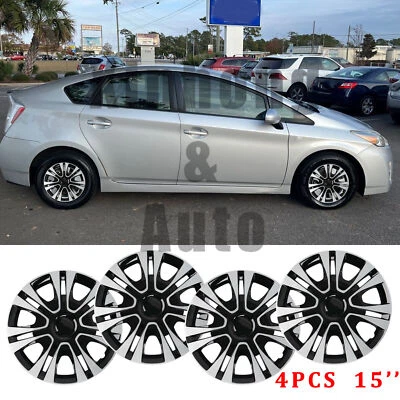For Toyota PRIUS 2010-2015 15" Hubcaps Wheel Covers Hub Caps For fit Steel Rim Foto 1 de 4