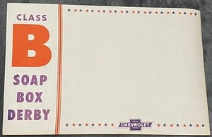 VINTAGE Soap Box Derby 1959 VEHICLE NUMBER NOS Blank Paper Plates Boy Scouts - Picture 1 of 5