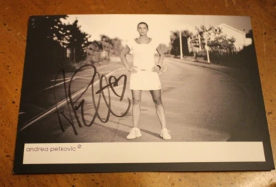 Andrea Petkovic AUTOGRAPH ~ 4x6 Index Card - Image 1 of 2
