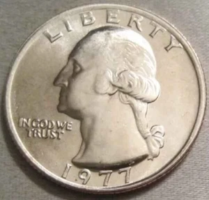 1977 - P Uncirculated Washington Quarter 💥💥💥💥💥💥💥💥💥💥💥💥💥💥💥💥 - Picture 1 of 2