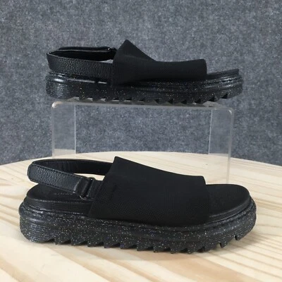 Sincerely Jules Sandals Youth 13 M Tina Slingback Black Open Toe Casual Straps - Image 1 of 4