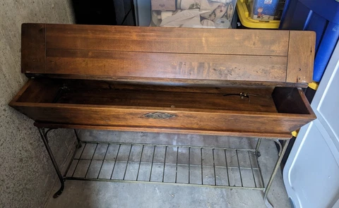 solid wood console table antique Cover