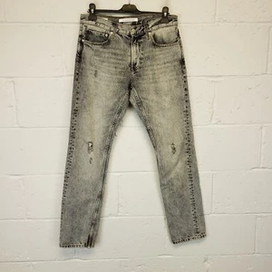Calvin Klein CKJ 026 Mens Jeans W31 L32 Grey SLIM Straight - Picture 1 of 12