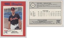 1989 Rock's Dugout Wichita Wranglers Brian Wood #23