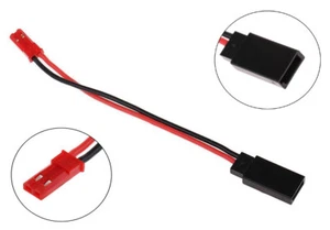JST Stecker auf JR/Futaba Servo Buchse Adapterkabel Adapter - Bild 1 von 3