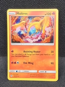 Moltres 38/214 Rare Cracked Ice Holo 2018 Sonne & Mond Verlorener Donner Pokemon - Bild 1 von 2