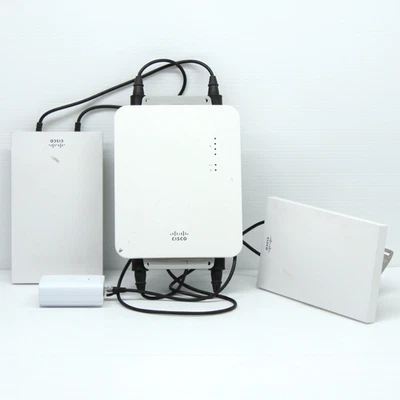 Cisco Meraki MR66 Dual-Radio Outdoor Cloud Managed PoE Access Point 2x MA-ANT-21 - Image 1 of 4