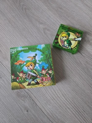 Nintendo GameBoy Advance SP Zelda Minish Cap Edition OVP IPS Display  - Bild 1 von 4