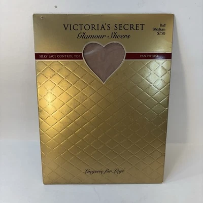 Pantimedias Victoria's Secret con control de encaje sedoso, pequeñas, pulidas, lencería para piernas Foto 1 de 3