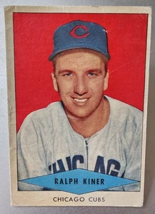 1954 Red Heart - Ralph Kiner Chicago Cubs - Picture 1 of 2