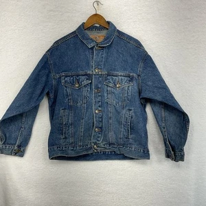 Vintage The Nashville Network Blue Denim Embroidered Jacket Women’s L/XL - Picture 1 of 6