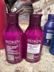 Redken Color Extend Magnetics Shampoo/Conditioner 10.1oz SMALL BUSINESS 🎼🎨🐈🍓 - Picture 1 of 2