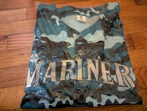 SEATTLE MARINERS 2025 SGA CAMO JERSEY Salute to ARMED FORCES 4/12/25 SIZE XL - Picture 1 of 2
