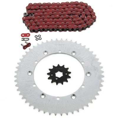 Yamaha 1991-1996 WR250 / 1987-1990 YZ250 Red O Ring Chain & Piñón 13/52 116L Foto 1 de 4