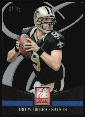 2014 Panini Elite Aspirations DREW BREES Die-Cut /91 #61 - Image 1 of 2