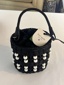 Pearl Embellished Basket Bucket Bag Kate Spade New York x Target 2025 - Picture 1 of 3