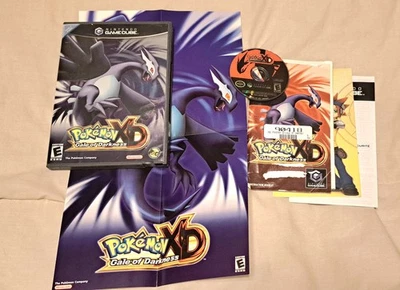 Pokemon XD Gale of Darkness Nintendo GameCube,  with all Inserts & Poster TESTED - Image 1 of 4