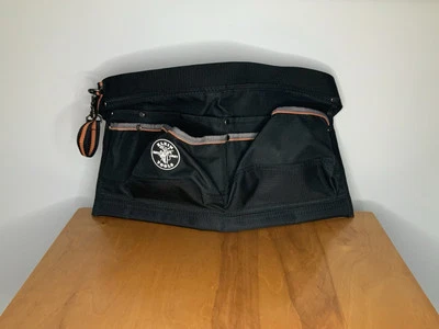 Klein Tools 5244 Tool Belt/Apron, Tape Thong and Four Pockets, Black - Image 1 of 4