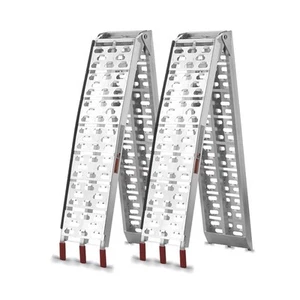 ATV Ramps for Pickup Trucks 7.5 FT Aluminum Portable Ramps 1500 Lbs Capacity,... - Picture 1 of 8