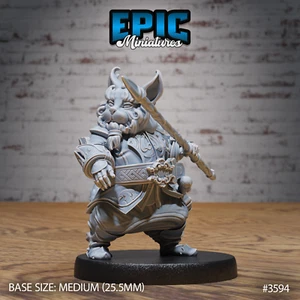 Eastern Cat Folk C by Epic Miniatures RPG D&D Pathfinder 3D Print - Picture 1 of 2