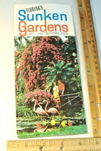 SUNKEN GARDENS~ST. PETERSBURG, FLORIDA~VINTAGE BROCHURE - Picture 1 of 9