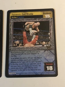 WWE Raw Deal CCG Great American Bash v20 Dynamic Gut Stomp - Picture 1 of 3