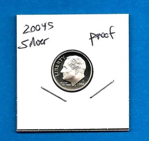 2004 S 90% SILVER PROOF Roosevelt Dime - Deep Cameo - Picture 1 of 1