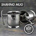 German Stainless Steel Men's Wet Shaving soap Mug Bowl perfect for cream soap