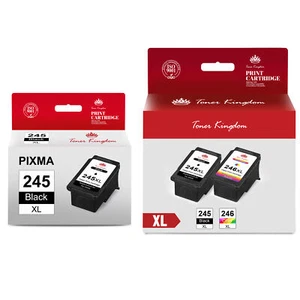 PG-245XL CL-246XL Ink Cartridge for Canon PIXMA MG2522 MG2520 TS3122 MX490 MX492 - Picture 1 of 14