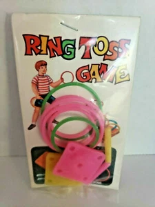 Vintage Ring Toss Game Dime Store Vintage Toy Hong Kong MINT 1960's NOS - Picture 1 of 2
