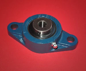 3 Flanschlager / Flanschlagereinheit UCFL 201 / 12 mm Wellendurchmesser - Bild 1 von 3