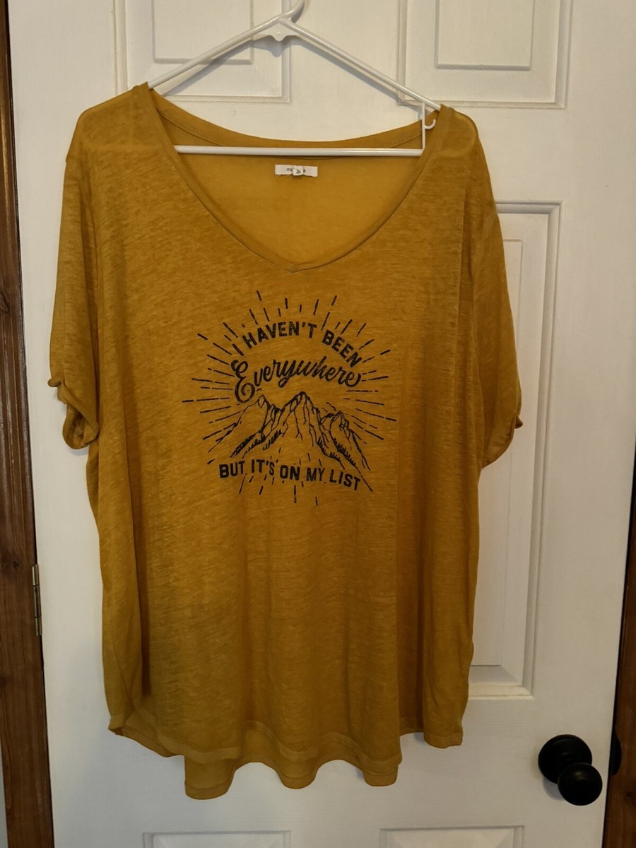 maurices yellow shirt