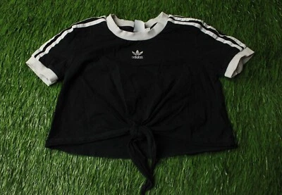 ADIDAS 3 STRIPES ORIGINAL WOMEN CASUAL SHIRT T-SHIRT TEE JERSEY SIZE 8 (S; 34) - Image 1 of 4