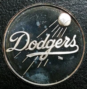 Los Angeles DODGERS 1988 Champions MLB Limited Edition 1 Oz .999 Silver Coin - Imagen 1 de 10