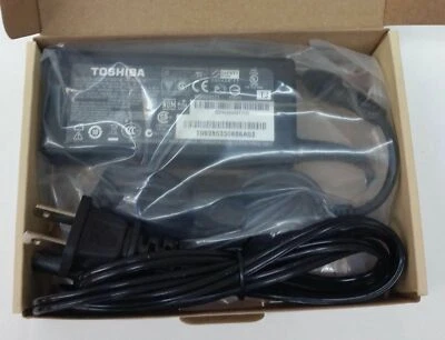 Genuine Brand AC Adapter Charger for Toshiba Laptop with Power Cord 19V 3.42A65W - Image 1 of 4