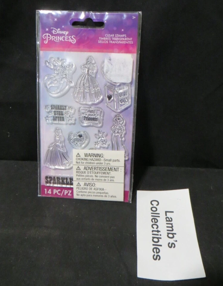 EK Success Clear STAMPS Disney Princess 14 Pieces 53000055
