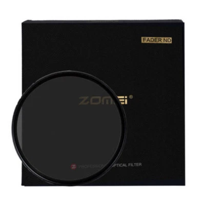 ZOMEI 49mm ABS Slim Adjustable Filtro Neutral Density ND2-400 Filter For Camera - Image 1 of 4